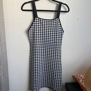 Black and white dress
